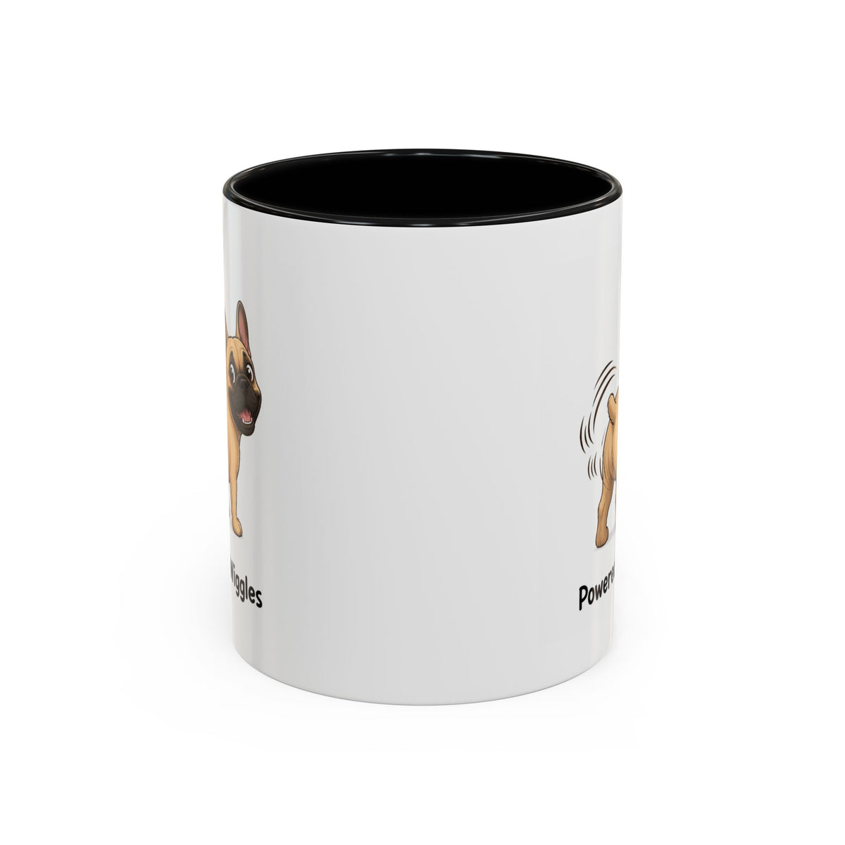 Powered by Wiggles Mug - French Bulldog - Fawn