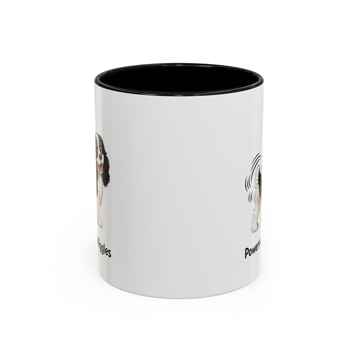 Powered by Wiggles Mug - Cavalier King Charles Spaniel - Tricolour