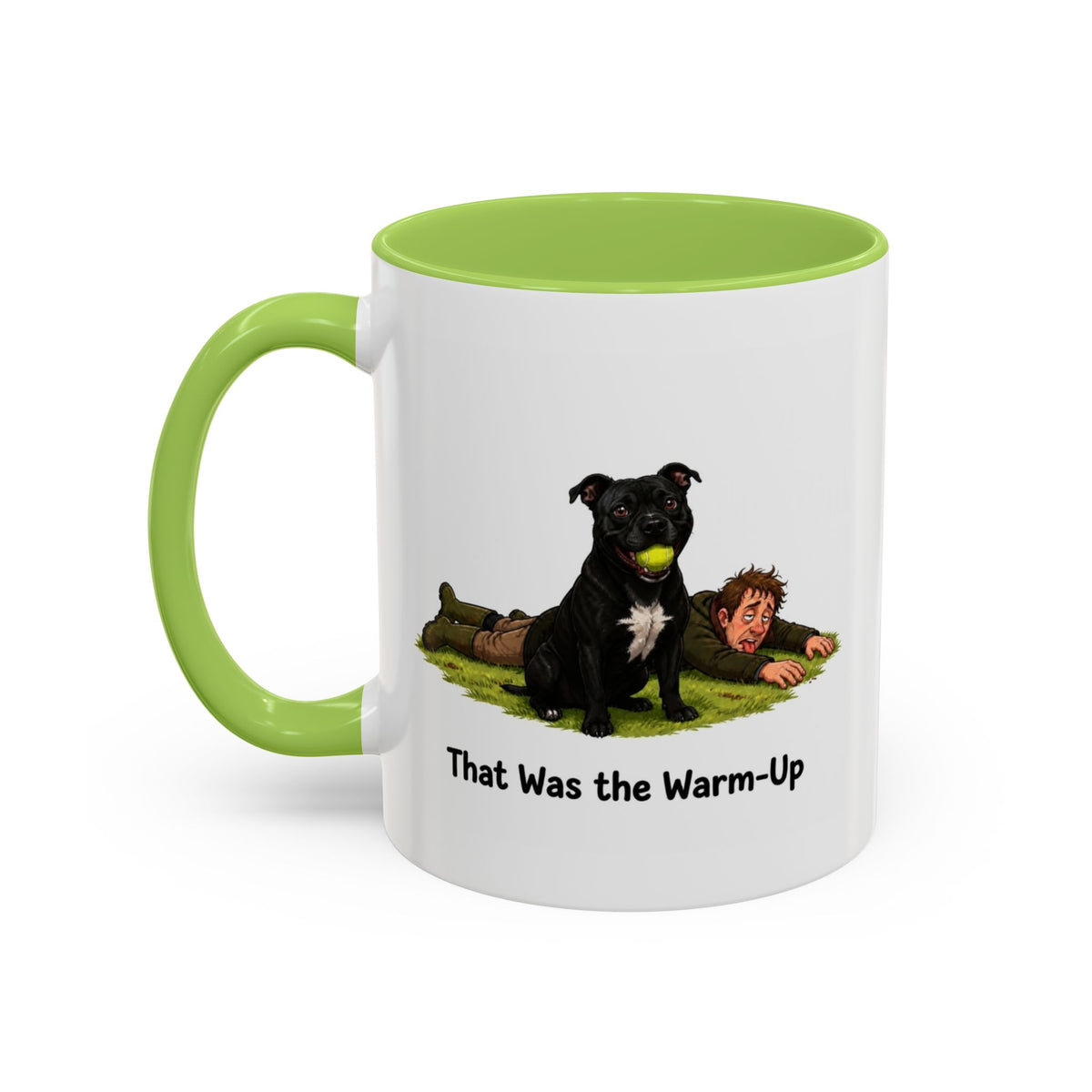 Warm-Up Mug - Staffordshire Bull Terrier - Black - Man