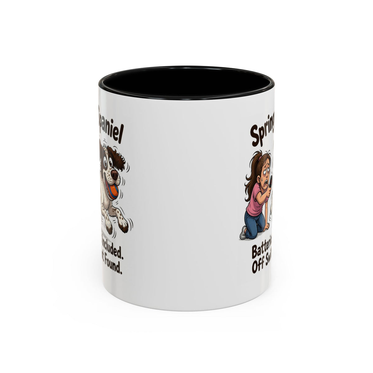 Off Switch Mug - Springer - Liver & White - Woman