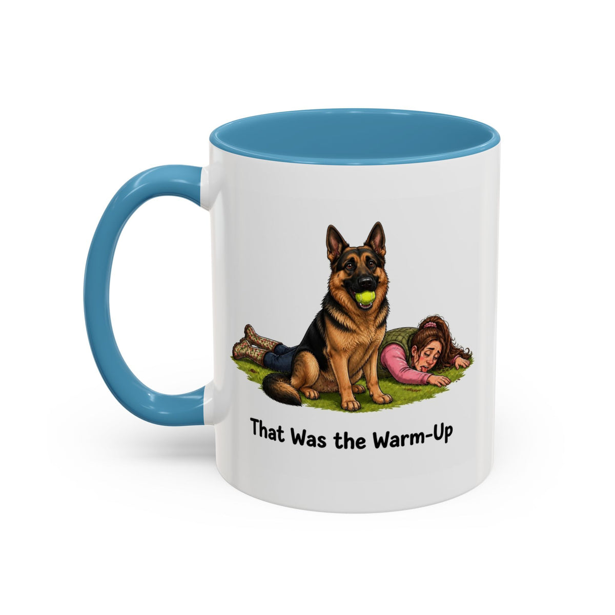 Warm-Up Mug - German Shepherd - Black & Tan - Woman