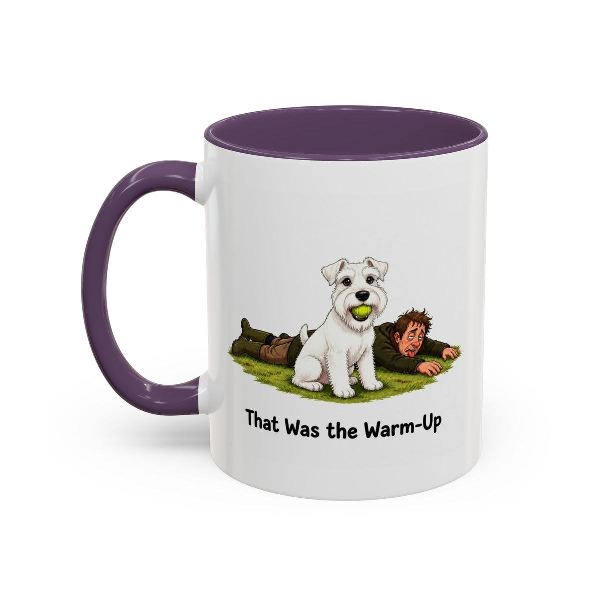 Warm-Up Mug - Miniature Schnauzer - White - Man