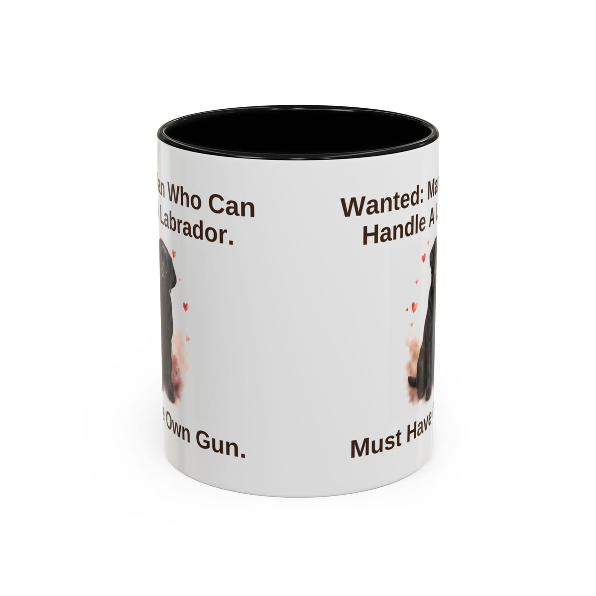Wanted Mug - Labrador - Black - Man