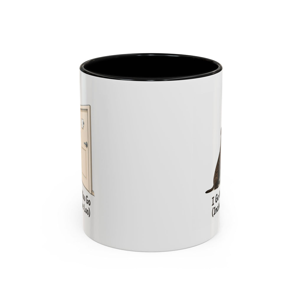I Go Where You Go Mug - Staffordshire Bull Terrier - Brindle