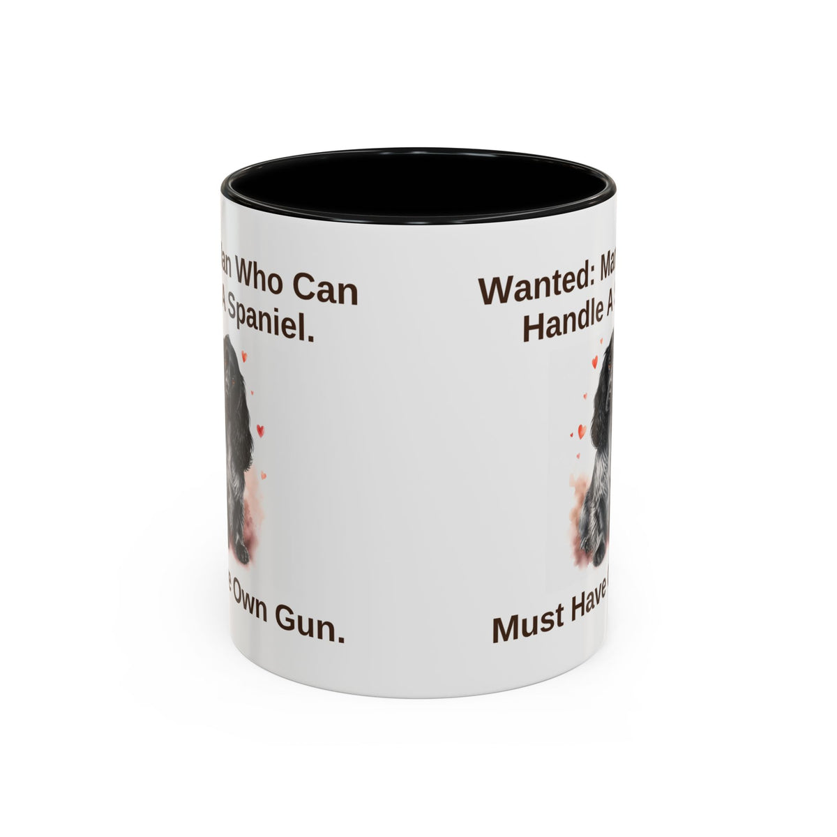 Wanted Mug - Cocker Spaniel - Blue Roan - Man