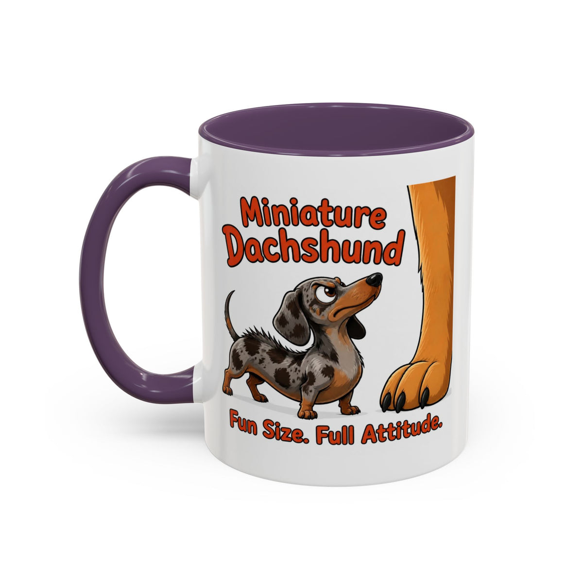 Fun Size Full Attitude Mug - Dachshund - Dapple