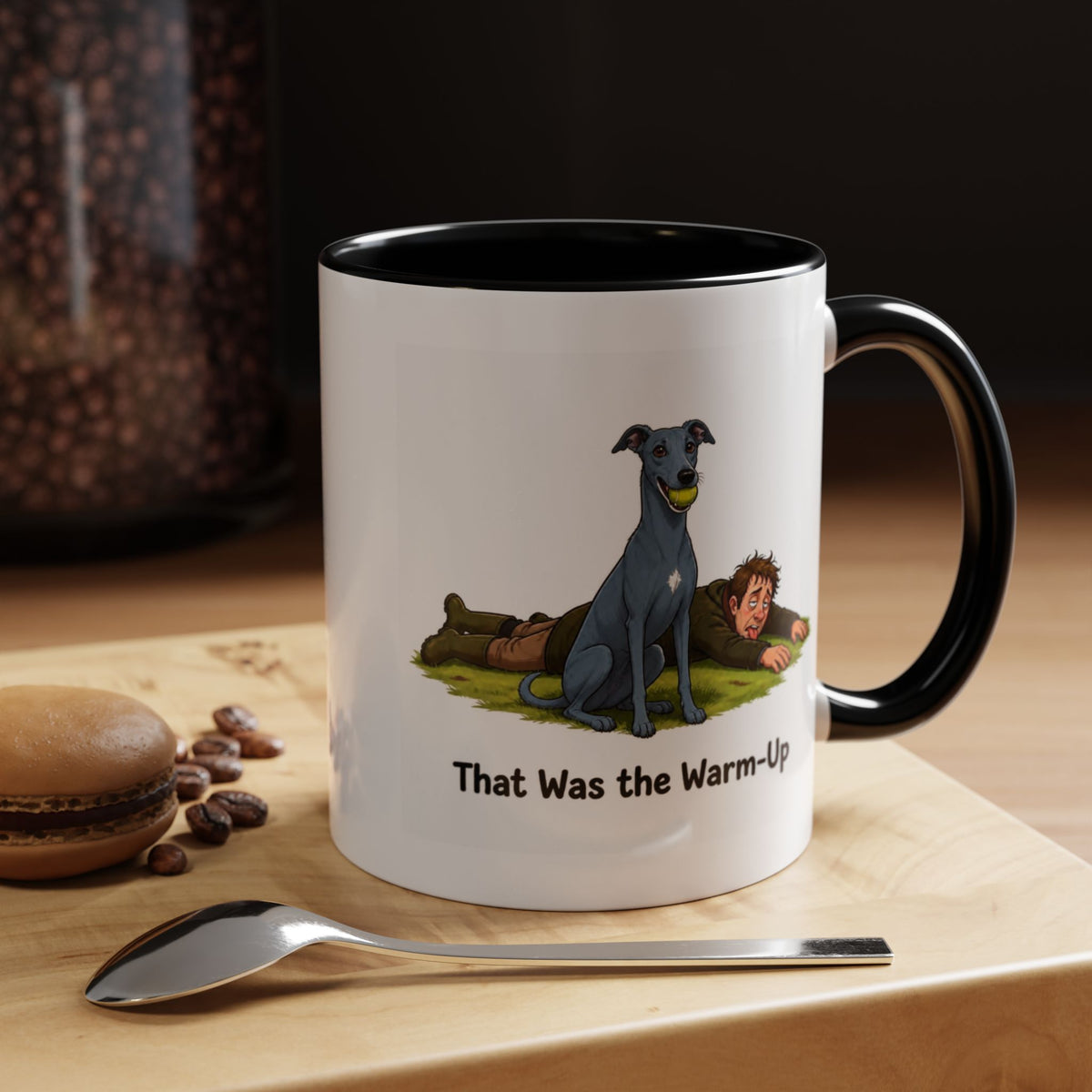 Warm-Up Mug - Whippet - Blue - Man