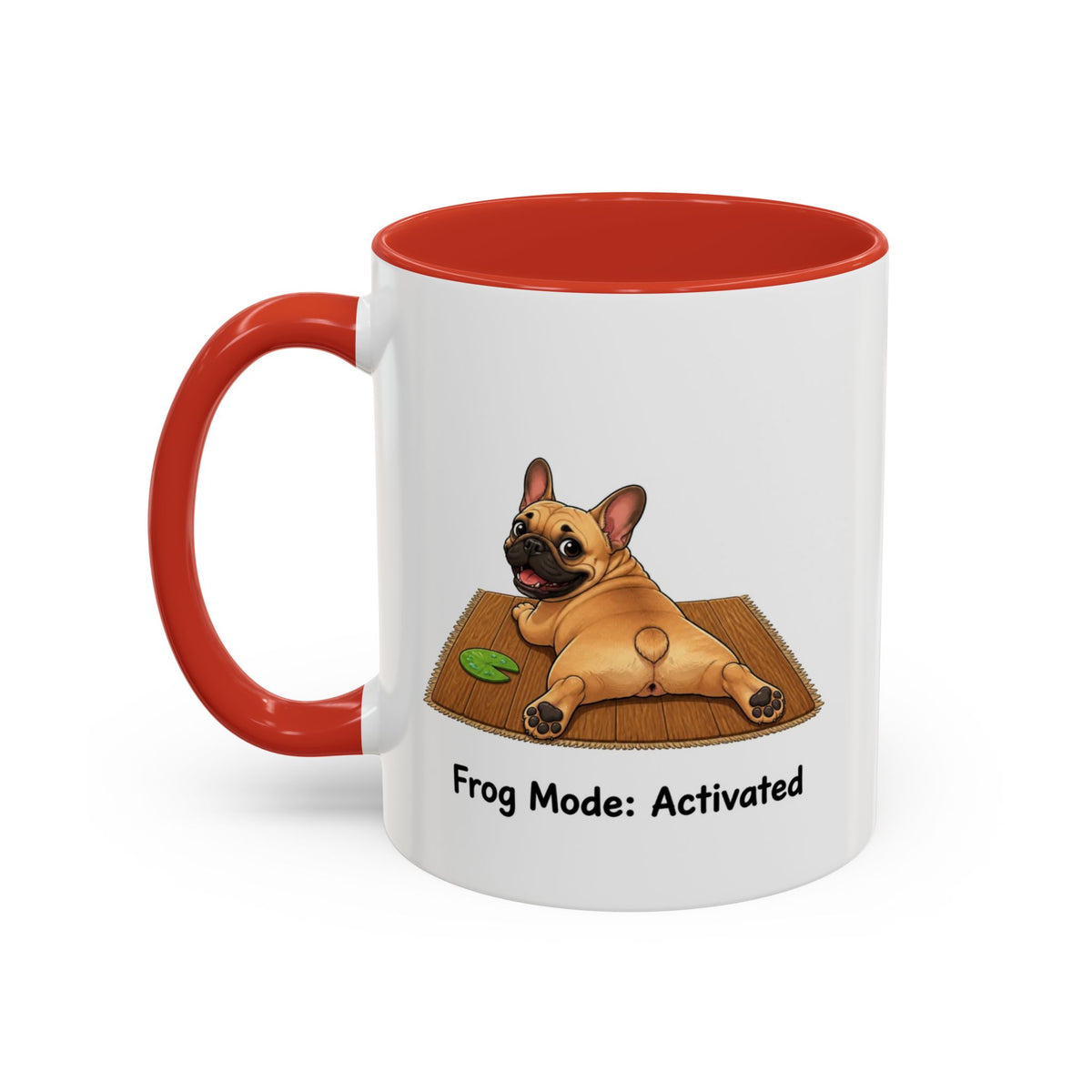 Frog Mode Mug - French Bulldog - Fawn