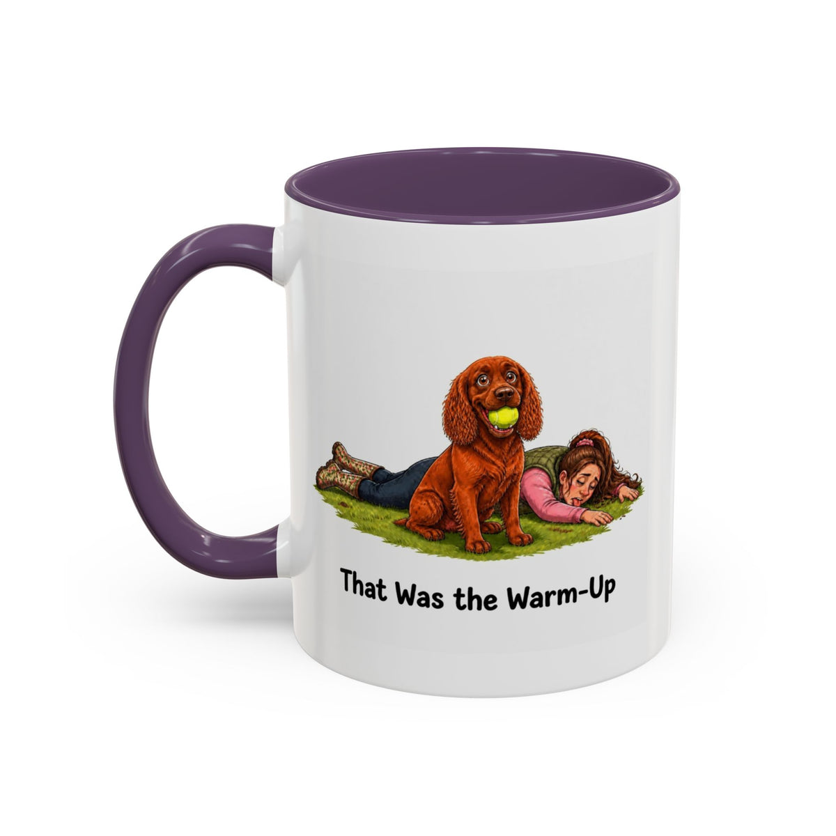 Warm-Up Mug - Cocker Spaniel - Red - Woman