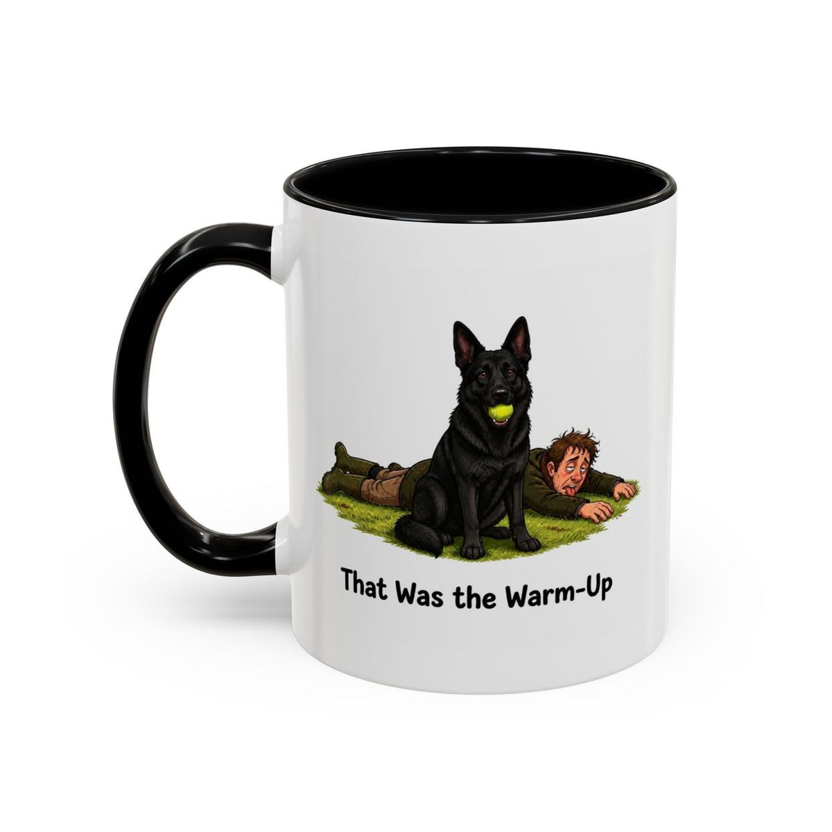 Warm-Up Mug - German Shepherd - Black - Man