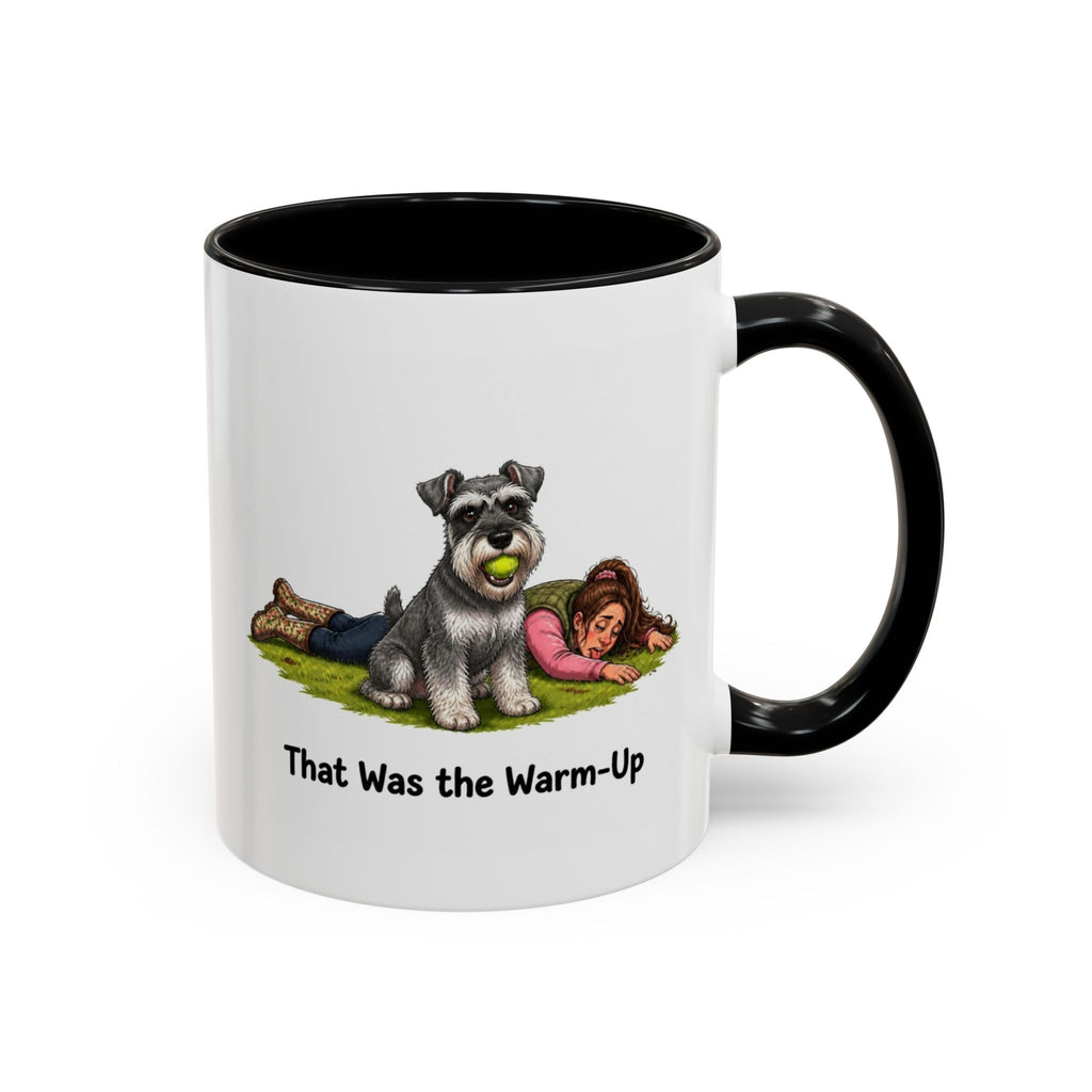 Warm-Up Mug - Miniature Schnauzer - Salt & Pepper - Woman