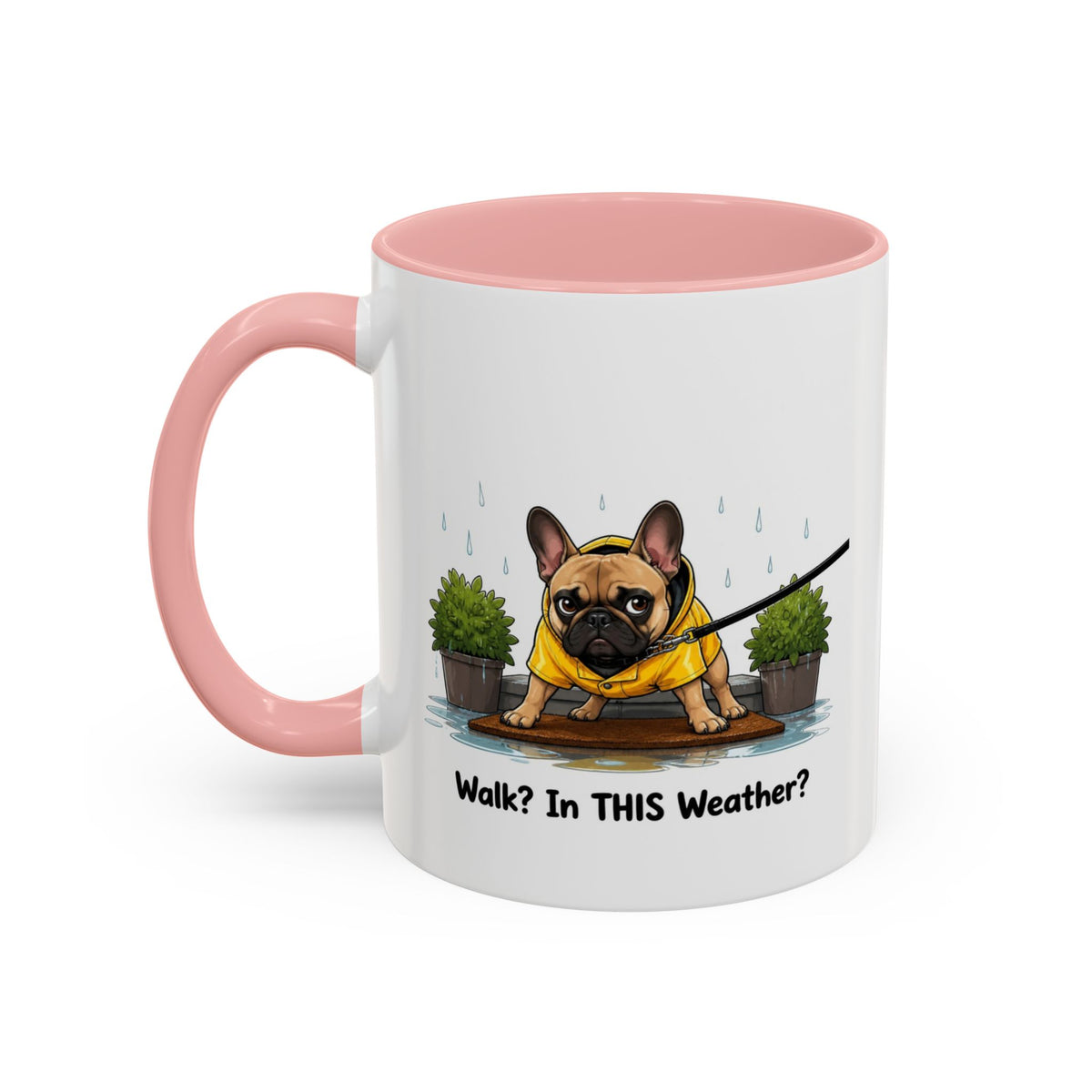 Walk Weather Mug - French Bulldog - Fawn