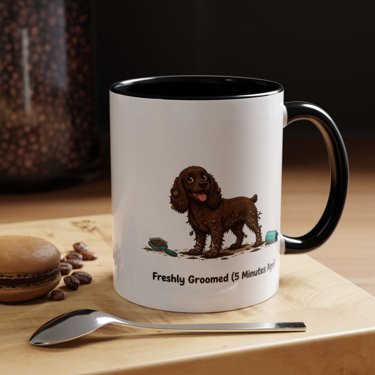 Freshly Groomed Mug - Cocker Spaniel - Brown