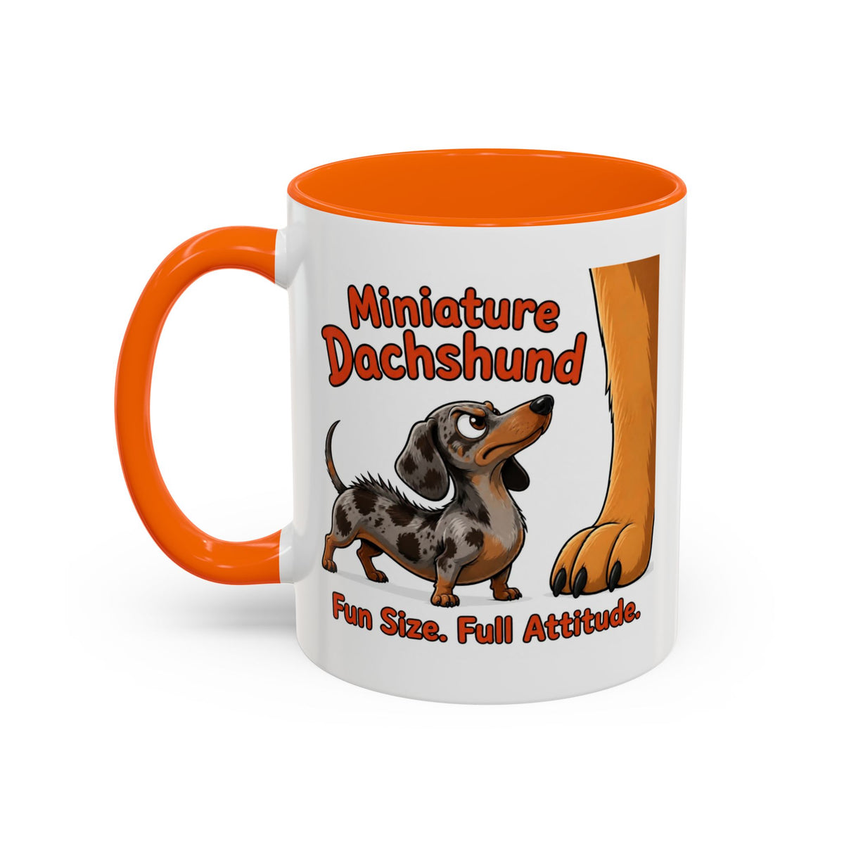 Fun Size Full Attitude Mug - Dachshund - Dapple
