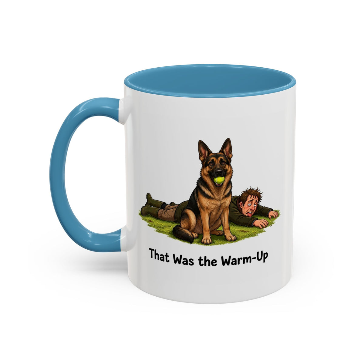 Warm-Up Mug - German Shepherd - Black & Tan - Man