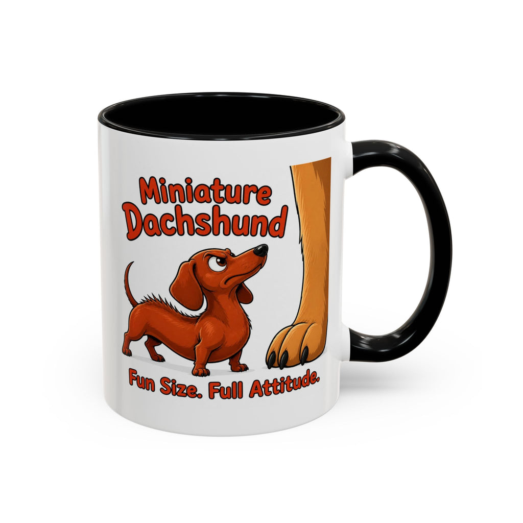 Fun Size Full Attitude Mug - Dachshund - Red