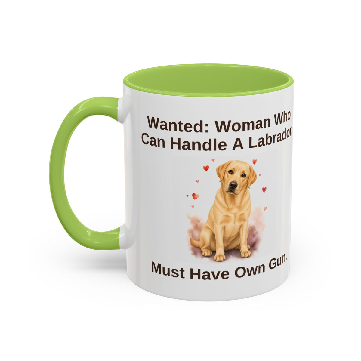 Wanted Mug - Labrador - Yellow - Woman