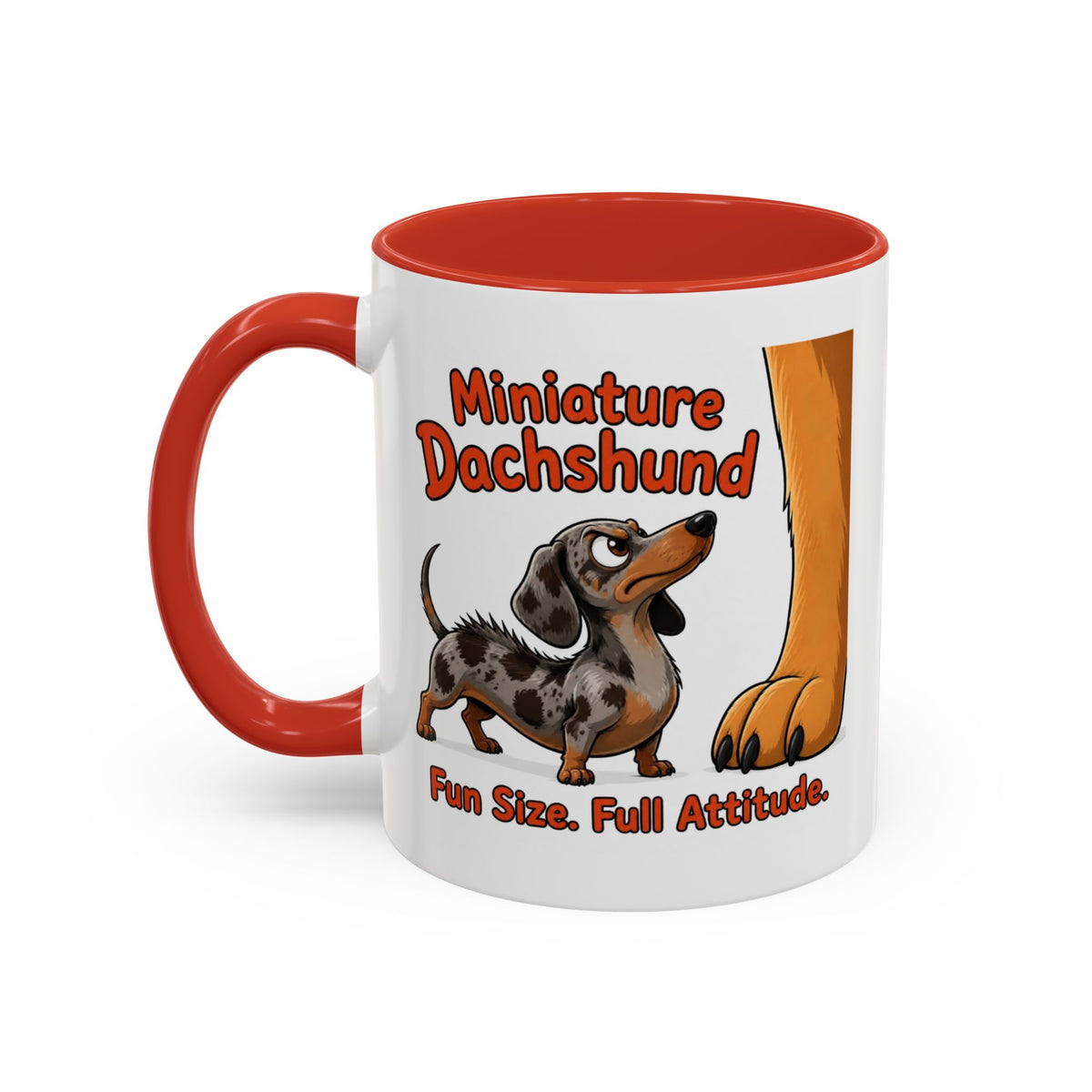 Fun Size Full Attitude Mug - Dachshund - Dapple