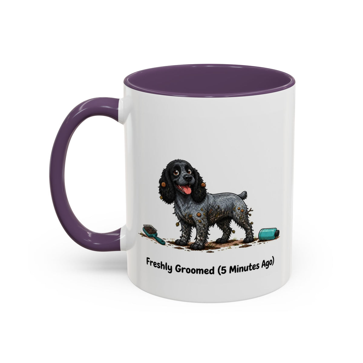 Freshly Groomed Mug - Cocker Spaniel - Blue Roan