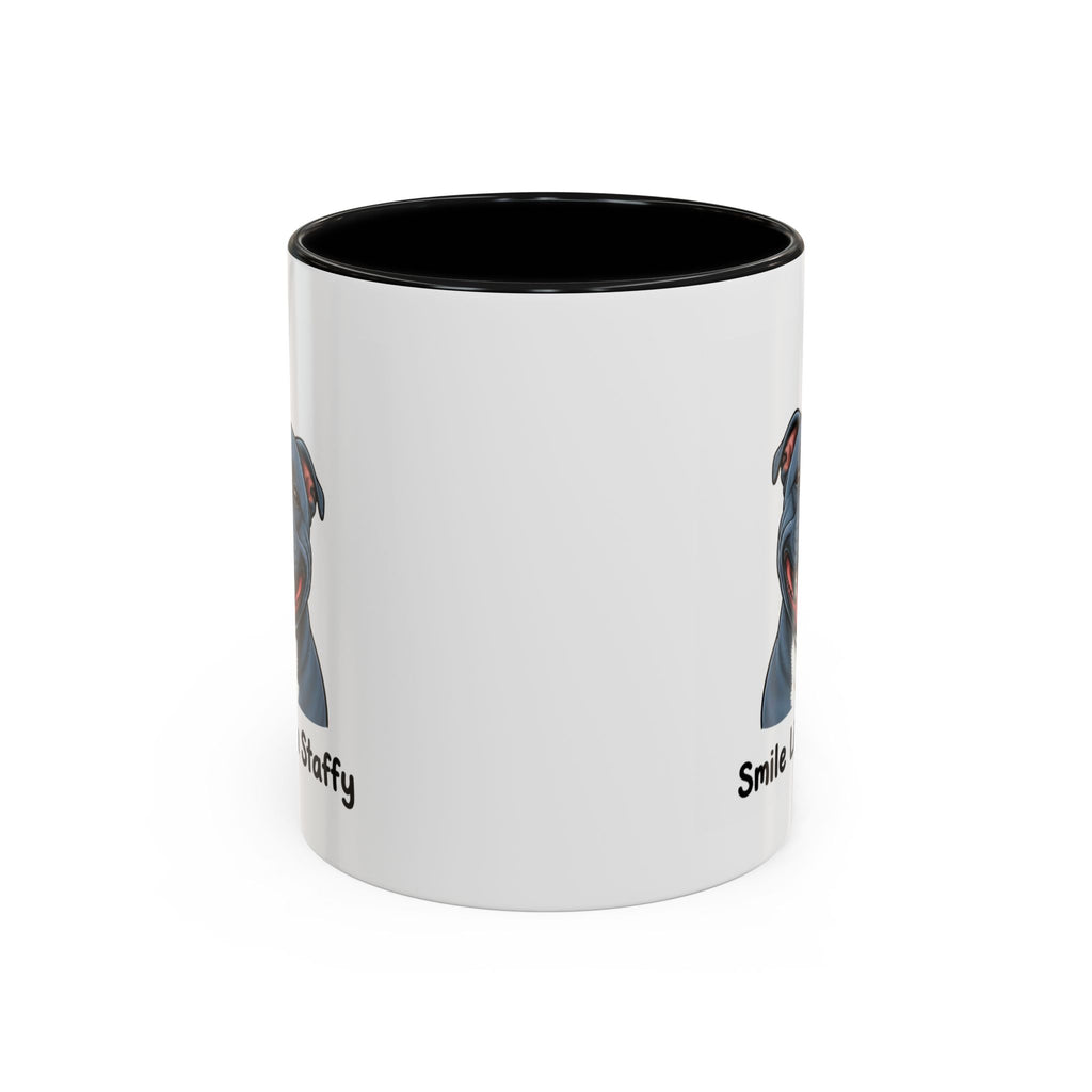 Staffy Smile Mug - Staffordshire Bull Terrier - Blue