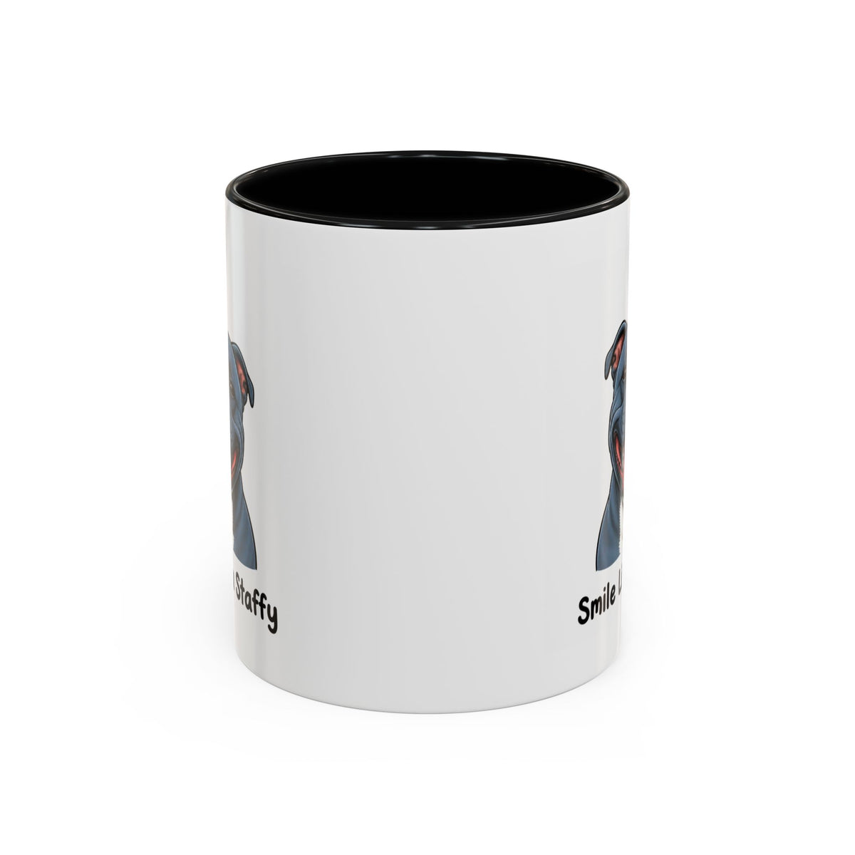 Staffy Smile Mug - Staffordshire Bull Terrier - Blue