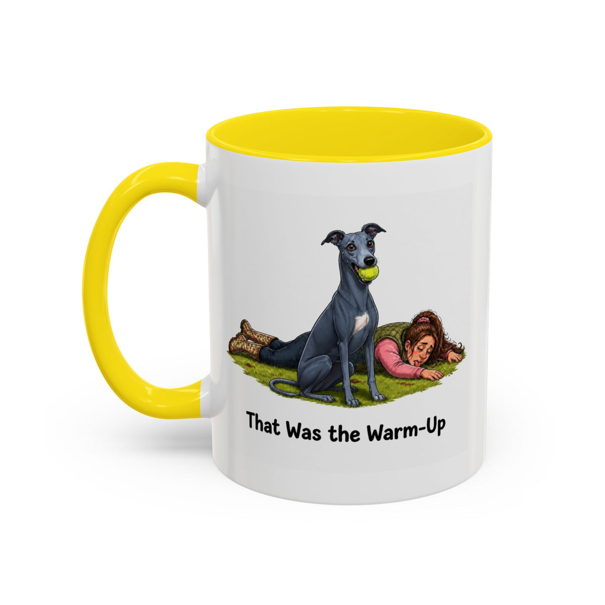 Warm-Up Mug - Whippet - Blue - Woman