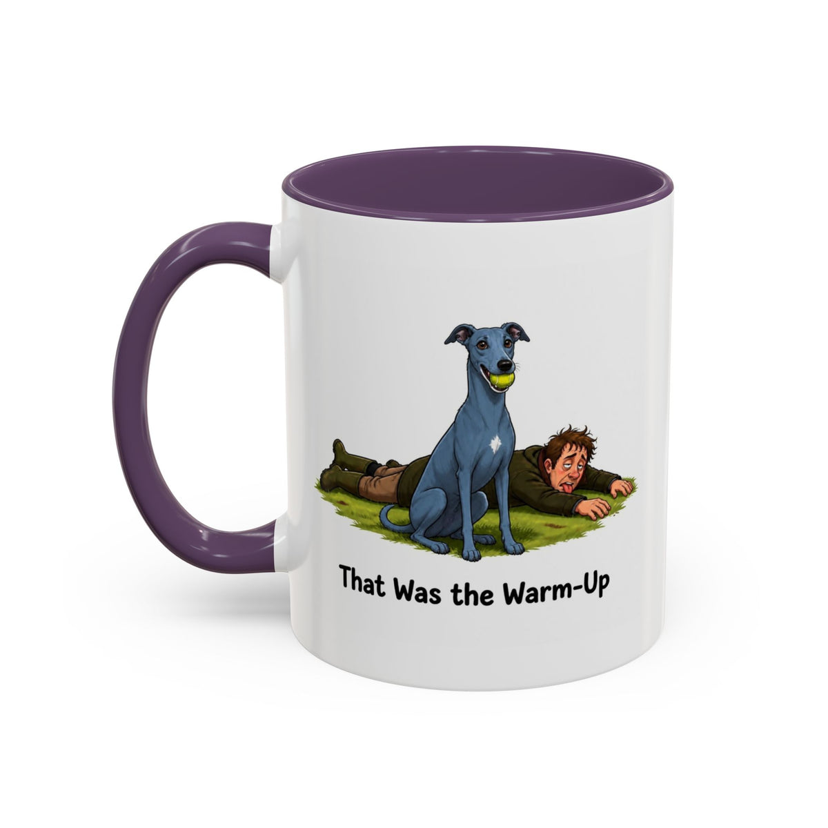 Warm-Up Mug - Whippet - Blue - Man