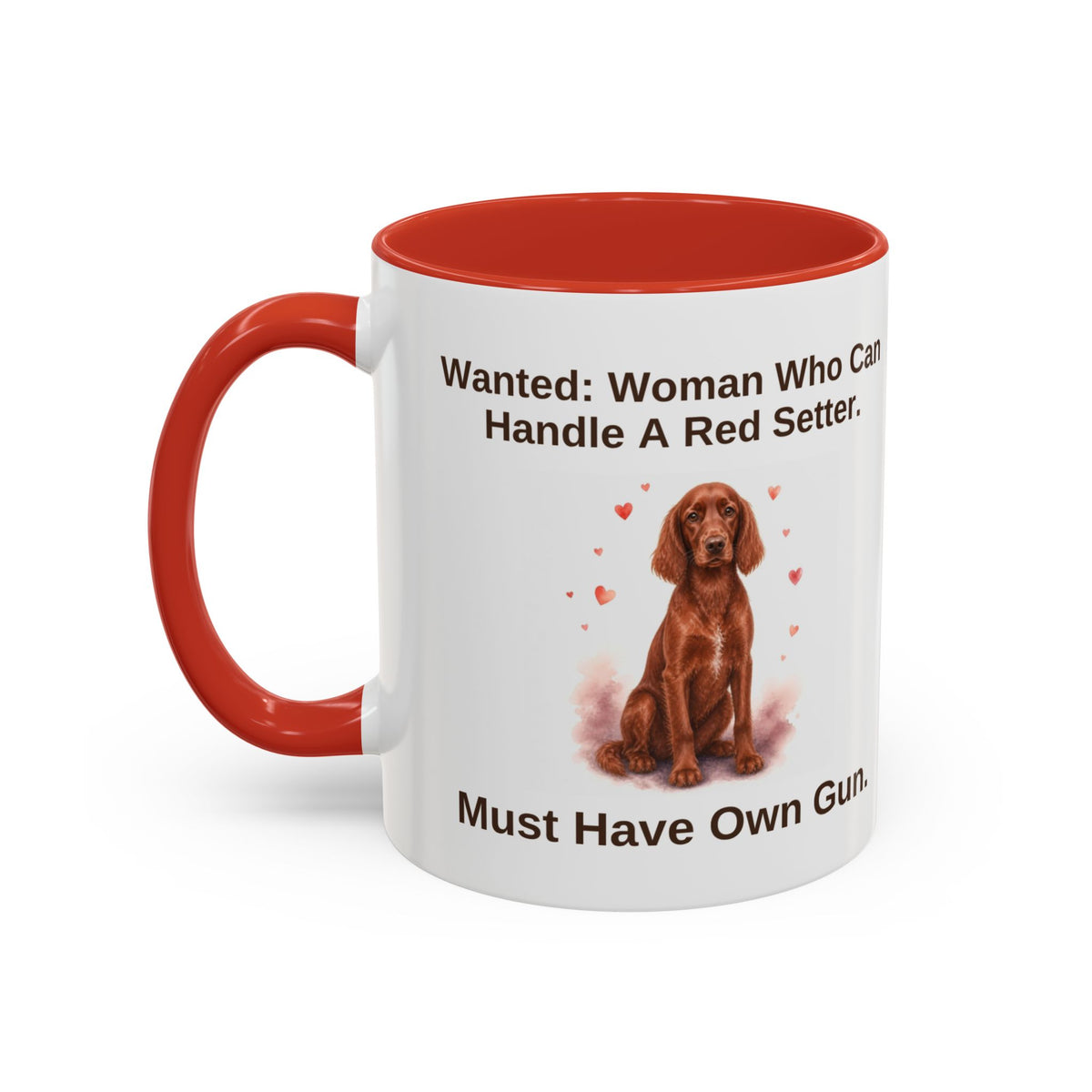 Wanted Mug - Red Setter - Red - Woman