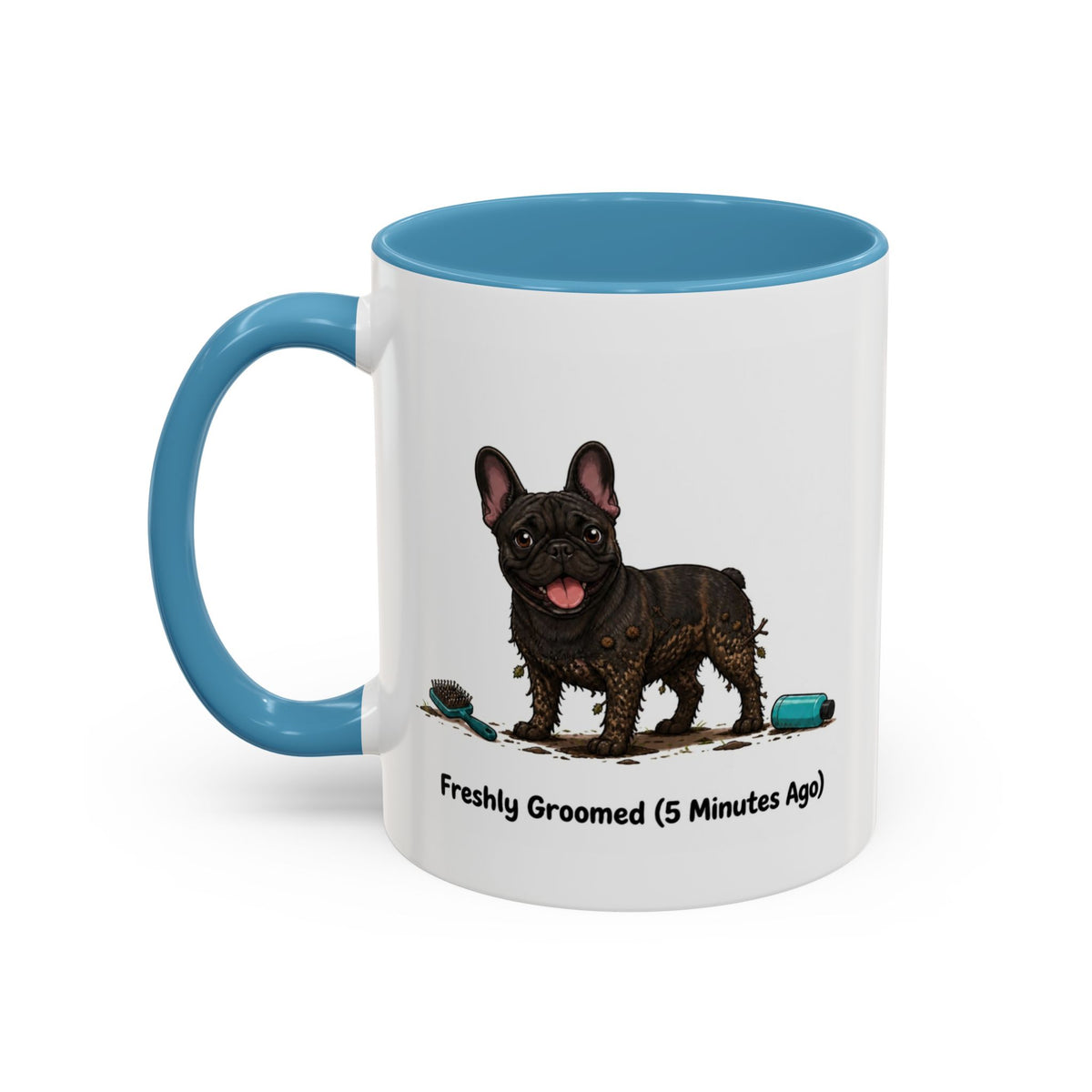 Freshly Groomed Mug - French Bulldog - Brindle