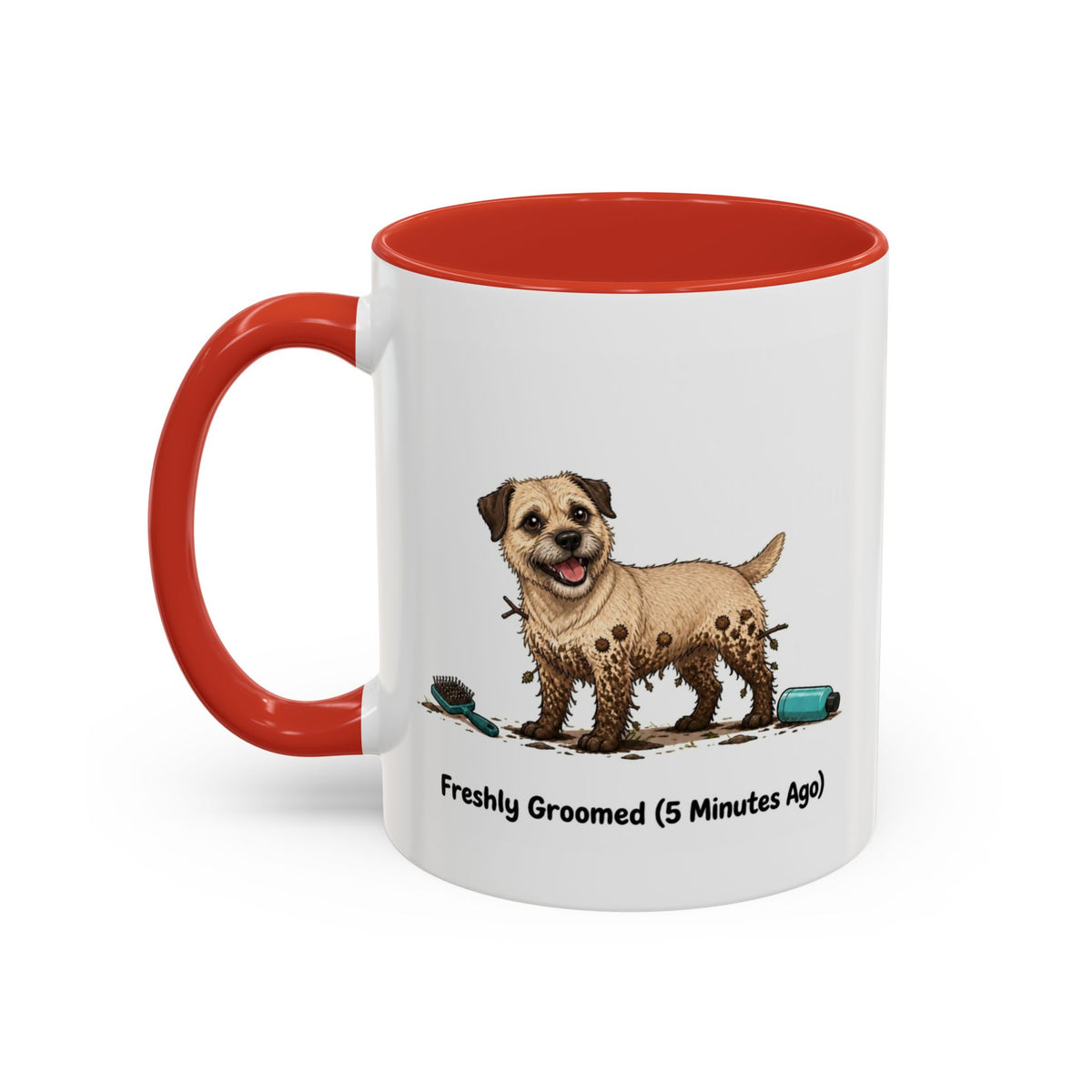 Freshly Groomed Mug - Border Terrier - Wheaten