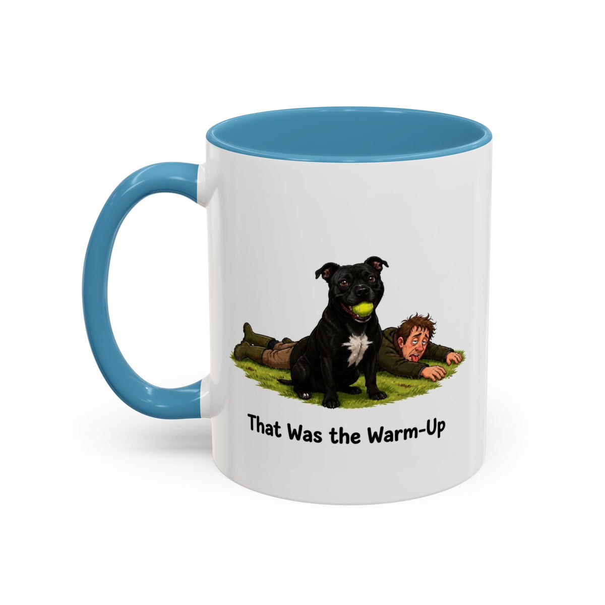 Warm-Up Mug - Staffordshire Bull Terrier - Black - Man