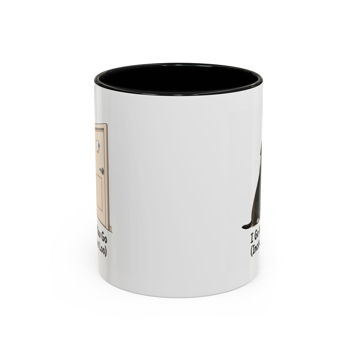 I Go Where You Go Mug - Boxer - Reverse Brindle