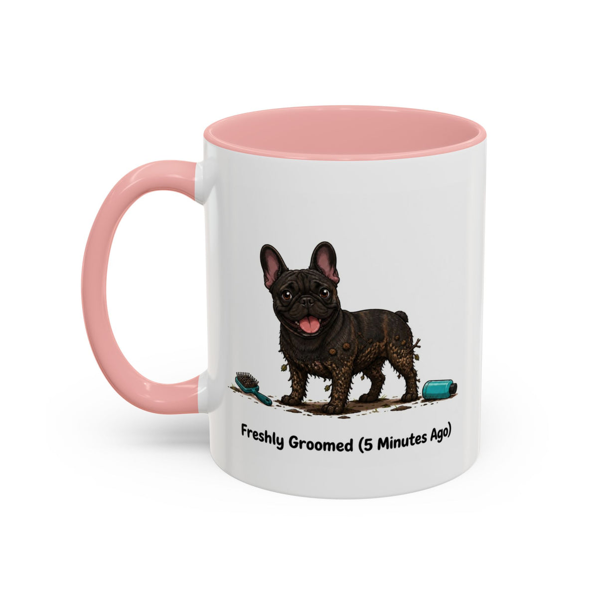 Freshly Groomed Mug - French Bulldog - Brindle