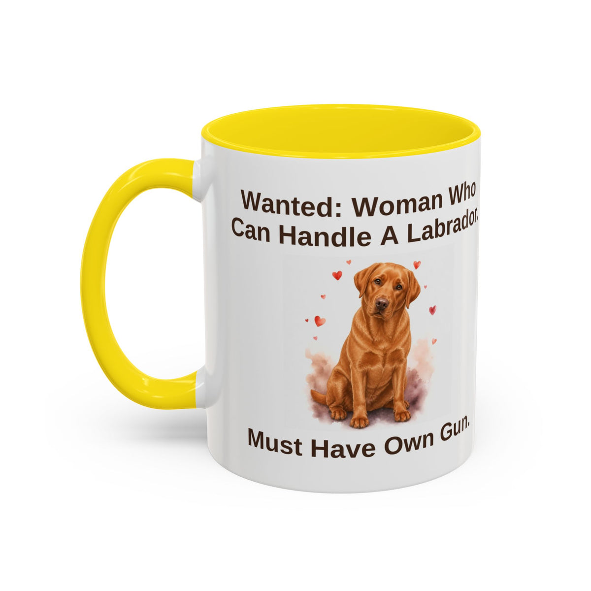 Wanted Mug - Labrador - Fox Red - Woman