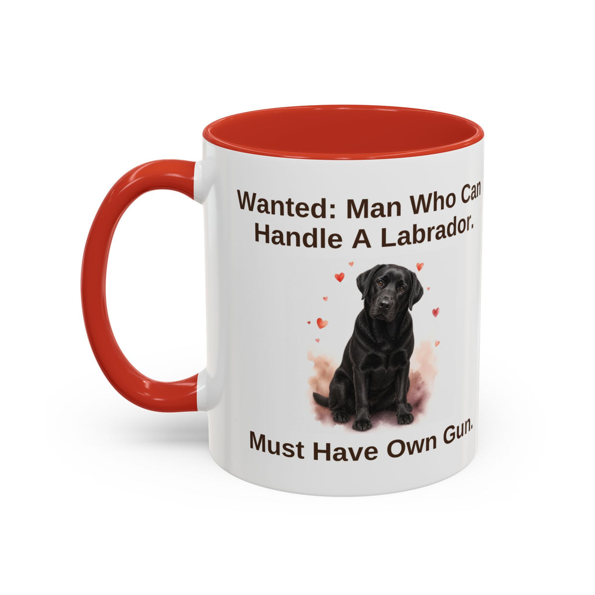 Wanted Mug - Labrador - Black - Man