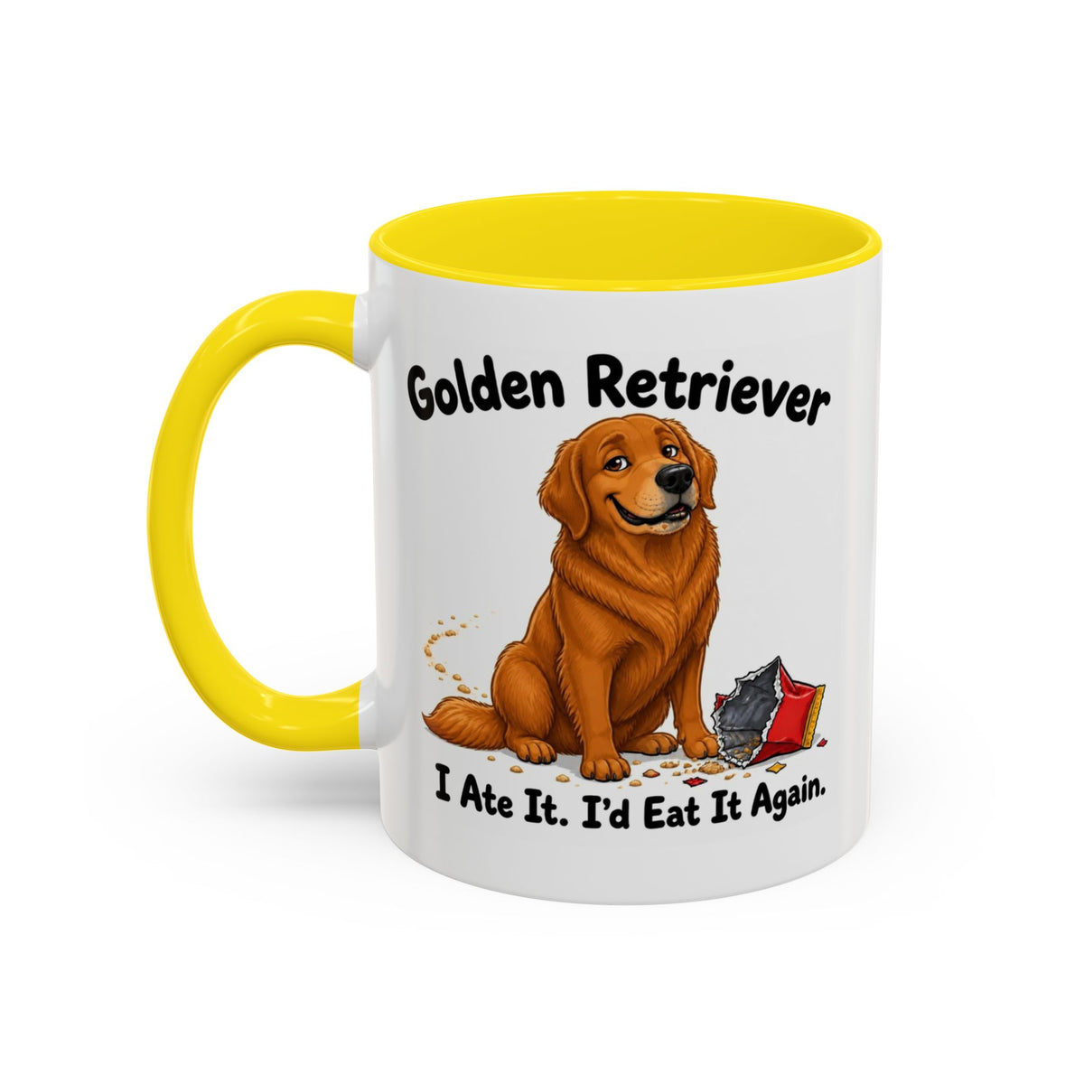 I Ate It Mug - Golden Retriever - Dark Golden