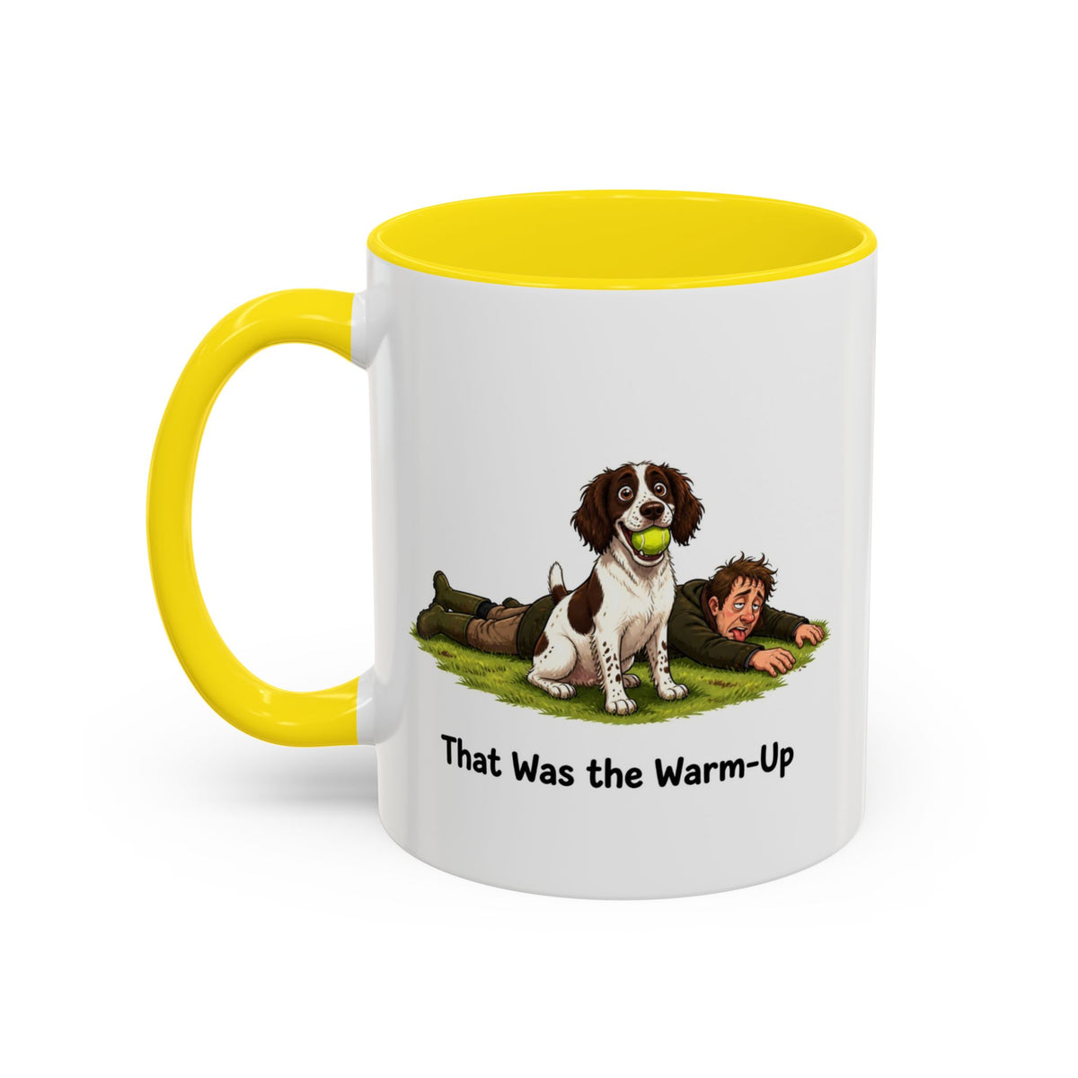 Warm-Up Mug - Springer Spaniel - Liver & White - Man