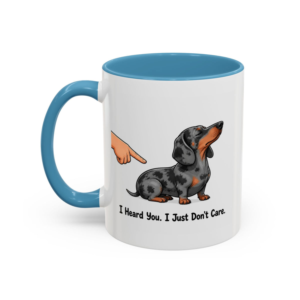 I Heard You Mug - Dachshund - Dapple