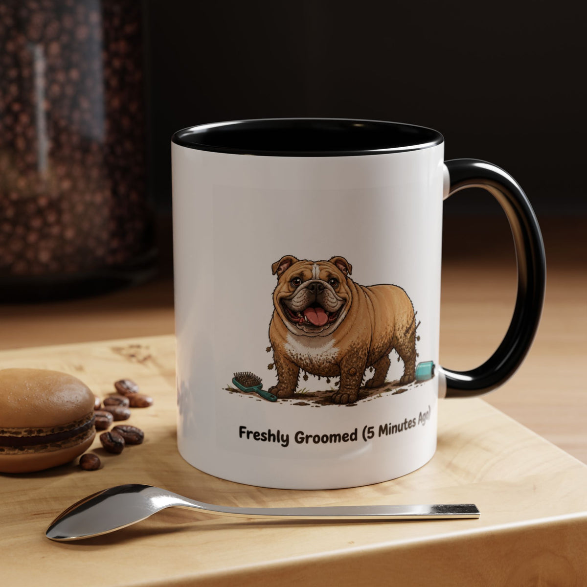 Freshly Groomed Mug - Bulldog - Fawn