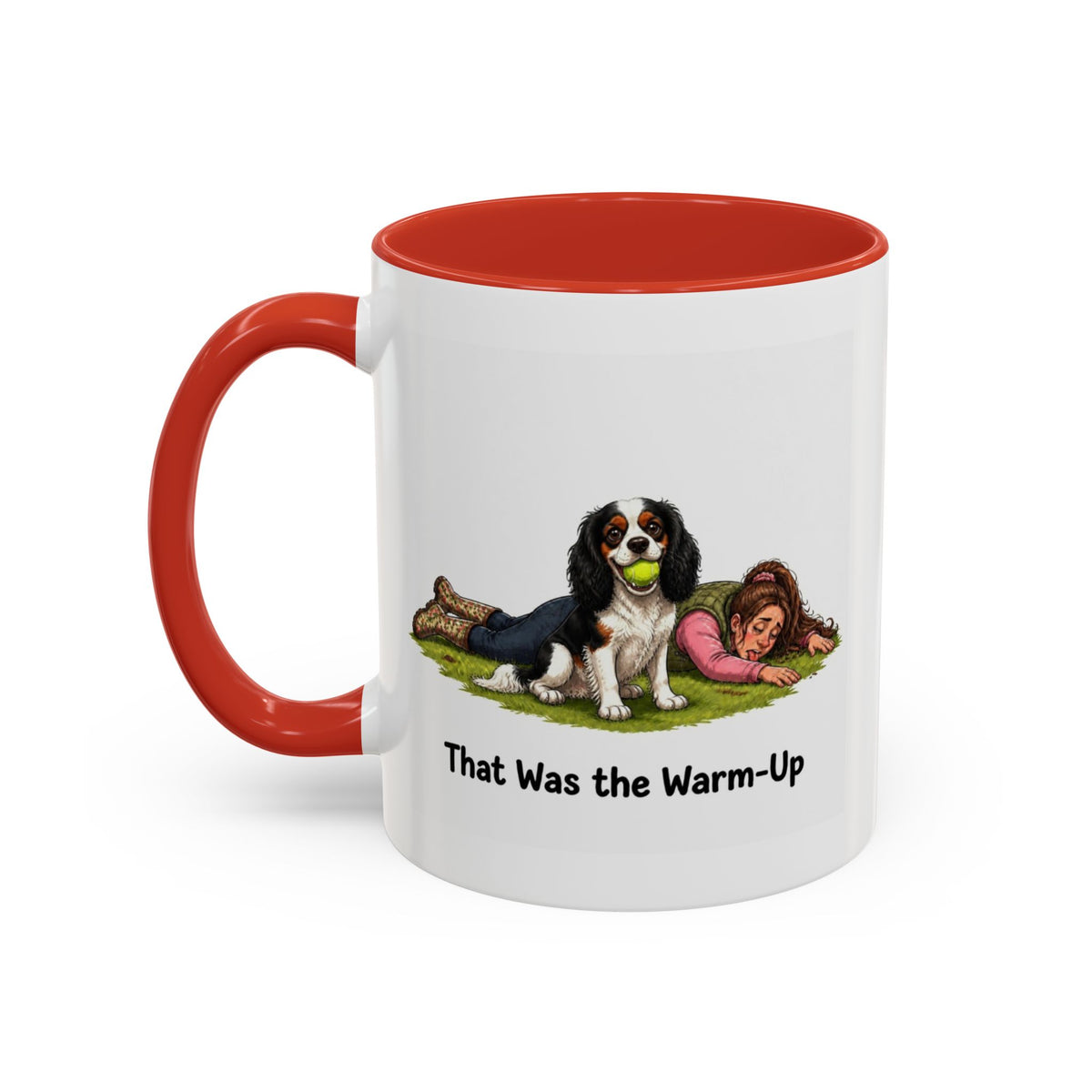 Warm-Up Mug - Cavalier King Charles Spaniel - Tricolour - Woman