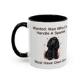 Wanted Mug - Cocker Spaniel - Black - Man