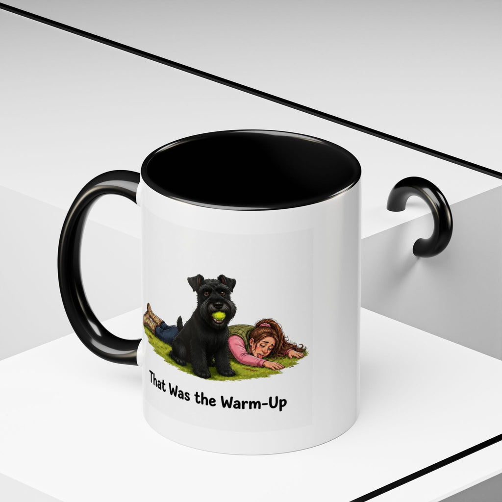 Warm-Up Mug - Miniature Schnauzer - Black - Woman