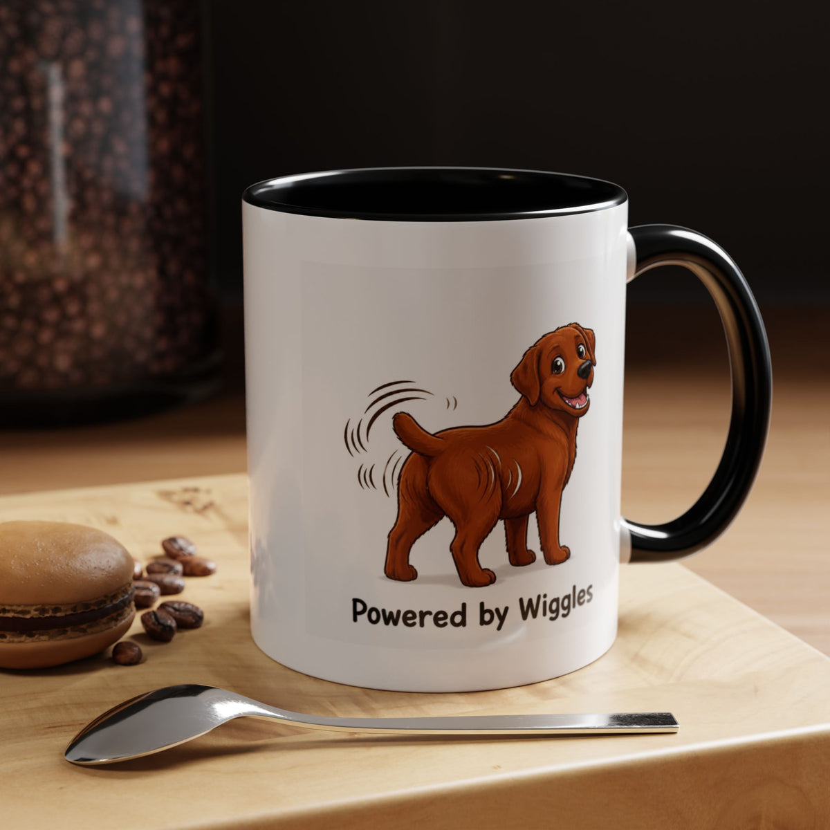 Powered by Wiggles Mug - Labrador - Fox Red