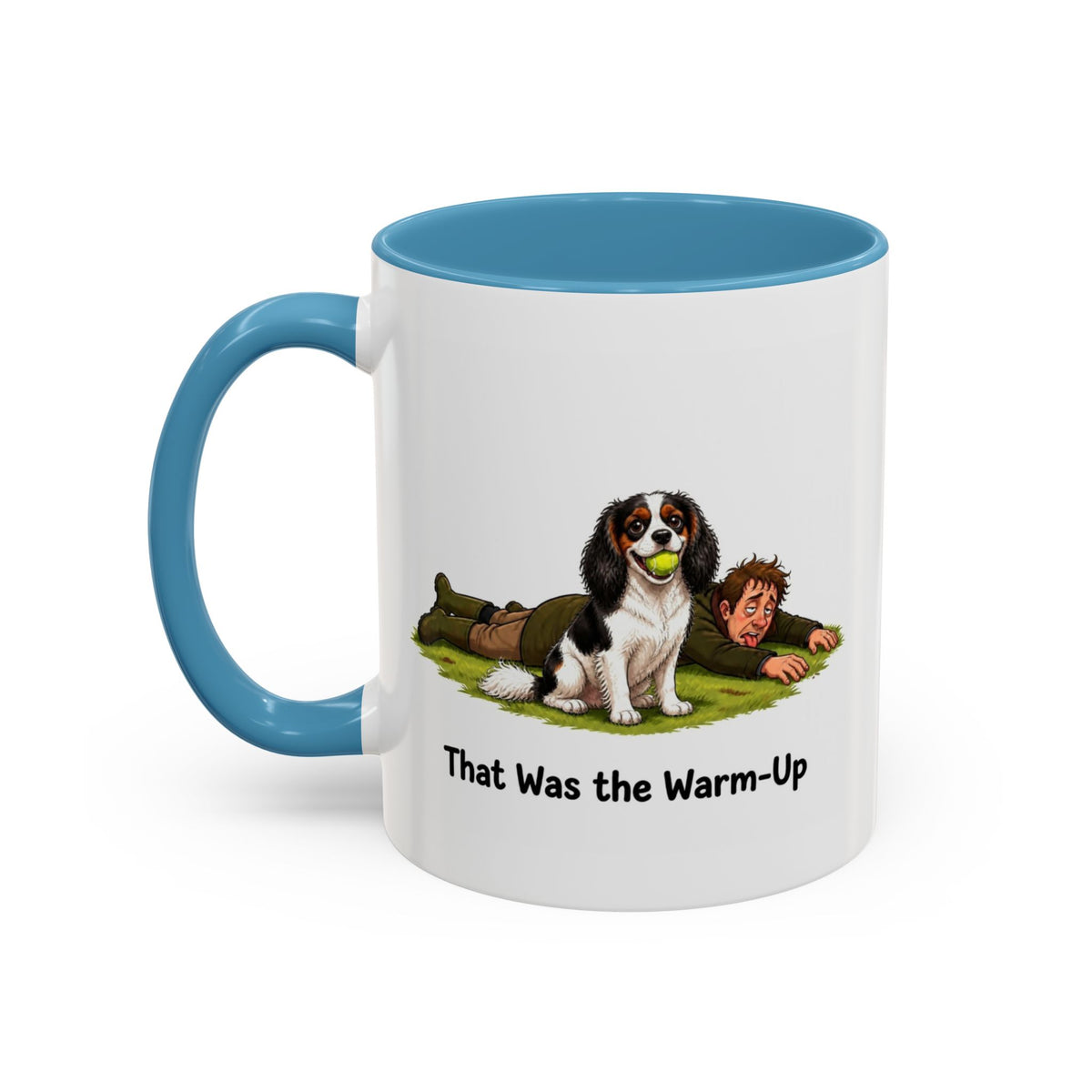 Warm-Up Mug - Cavalier King Charles Spaniel - Tricolour - Man