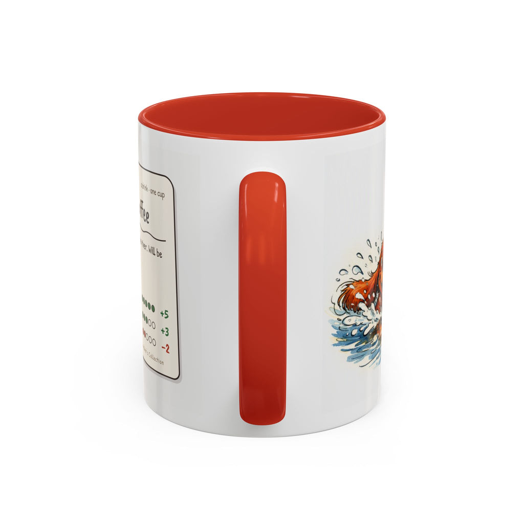 Funny red cocker spaniel mug, wet spaniel and car – view 7