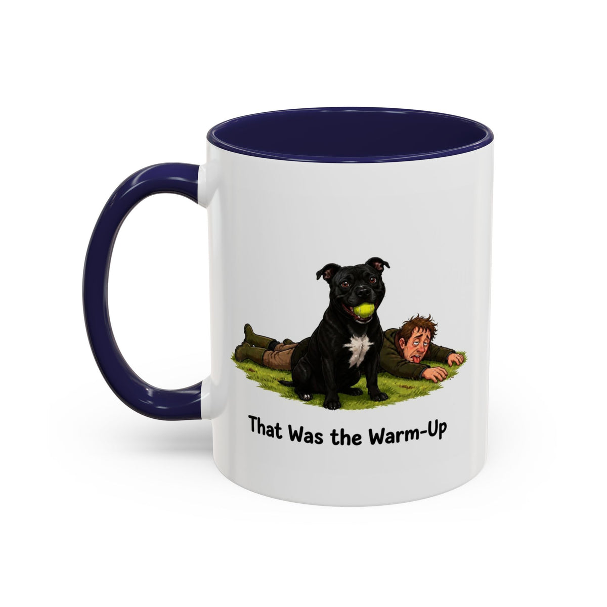 Warm-Up Mug - Staffordshire Bull Terrier - Black - Man
