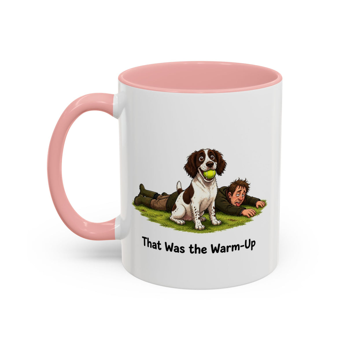 Warm-Up Mug - Springer Spaniel - Liver & White - Man