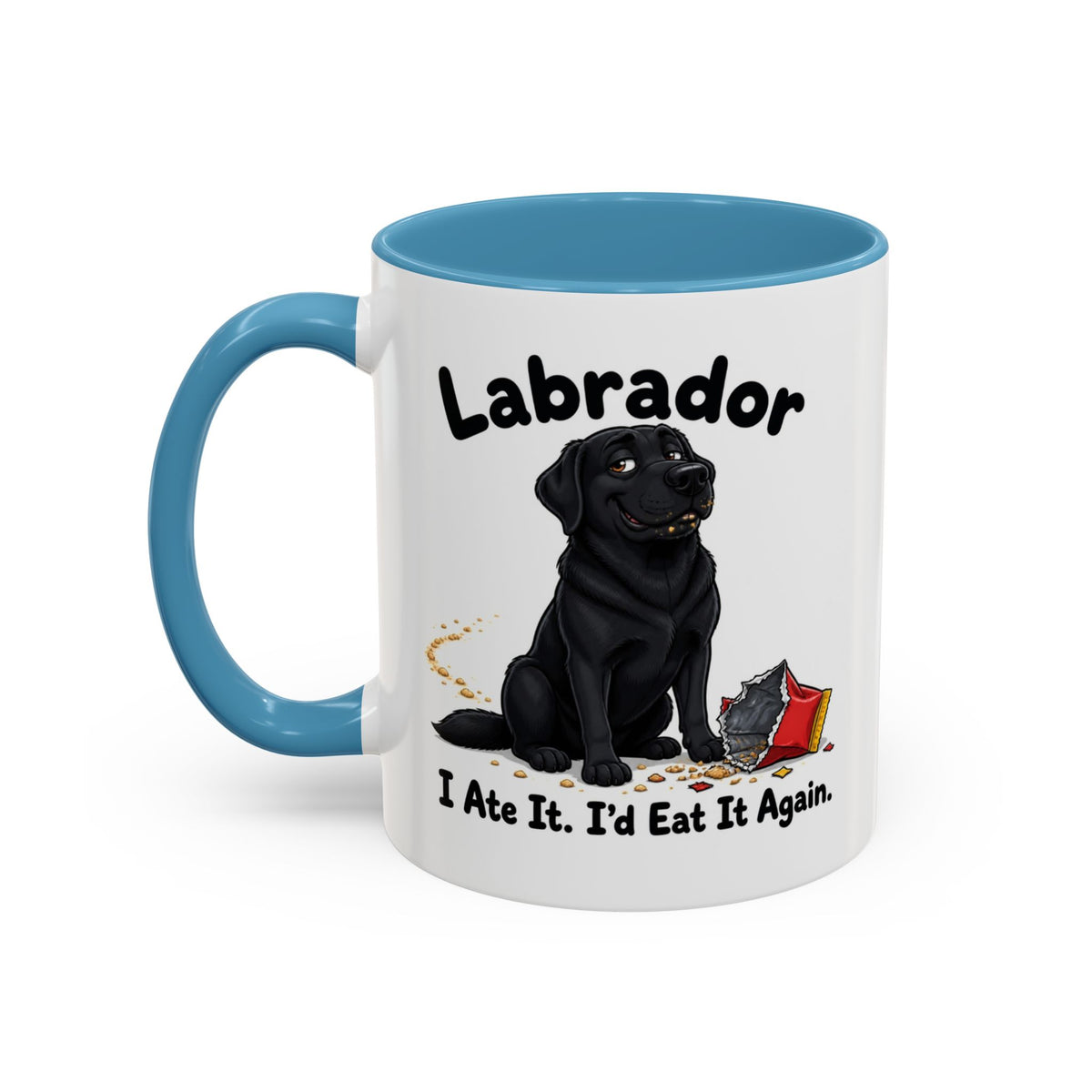 I Ate It Mug - Labrador - Black