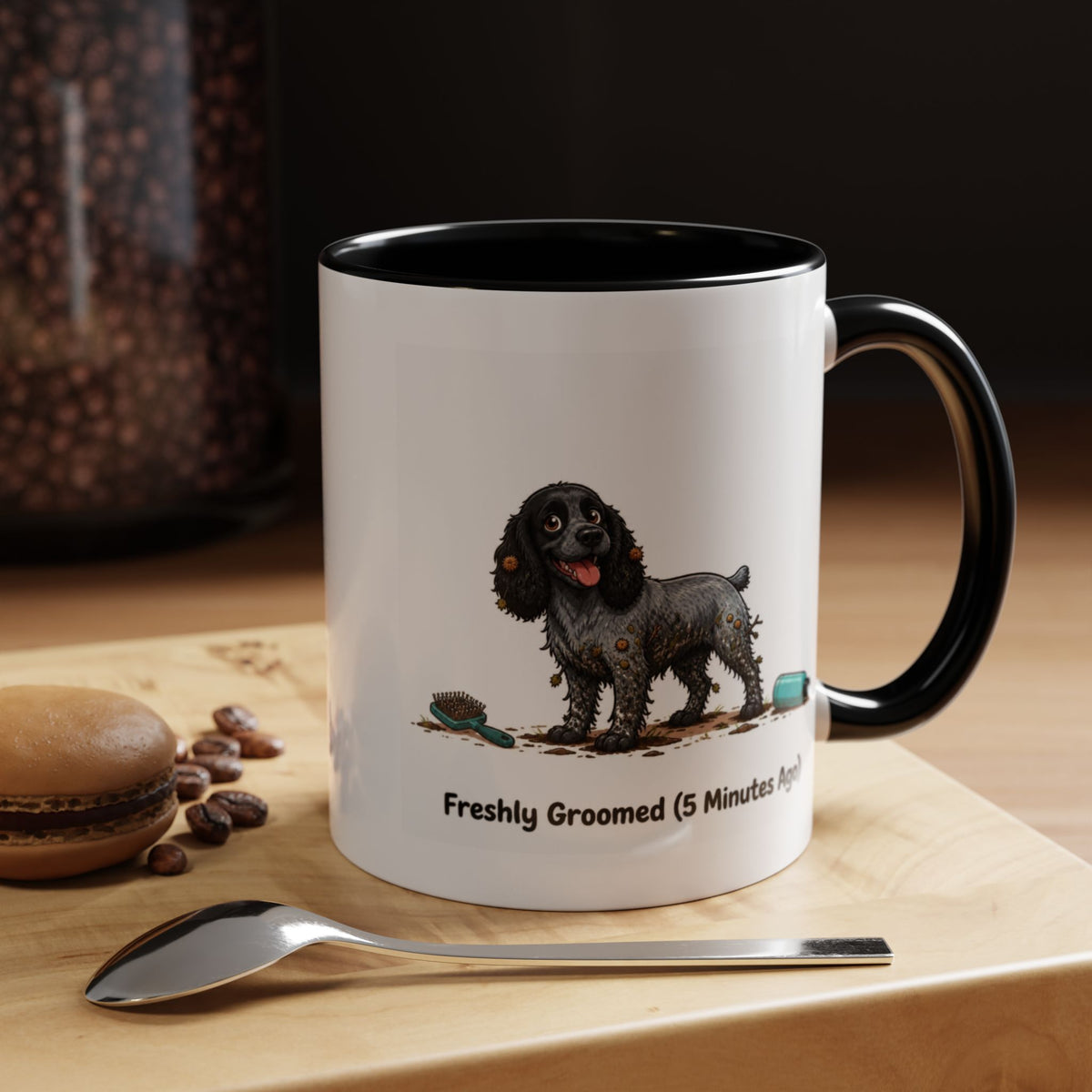 Freshly Groomed Mug - Cocker Spaniel - Blue Roan