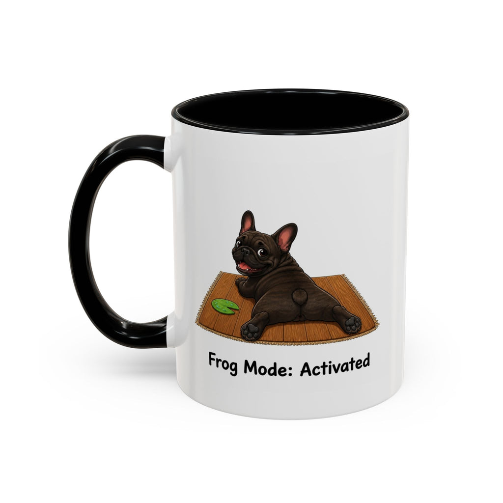 Frog Mode Mug - French Bulldog - Brindle